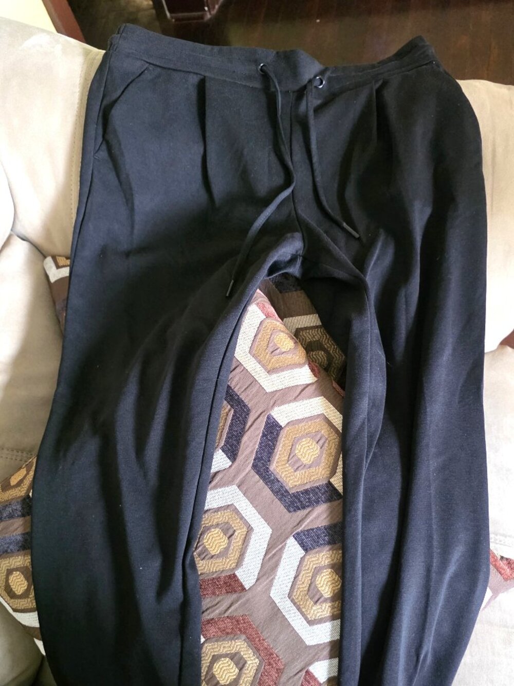 Ichi pull on black pants, sz L